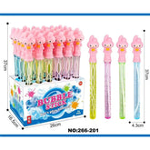 Cute Character Bubble Wand – 37CM Giant Bubbles in assorted colors, ideal for kids' parties and outdoor fun, 14 pieces.